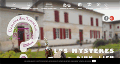 Desktop Screenshot of domainedestonneaux.com